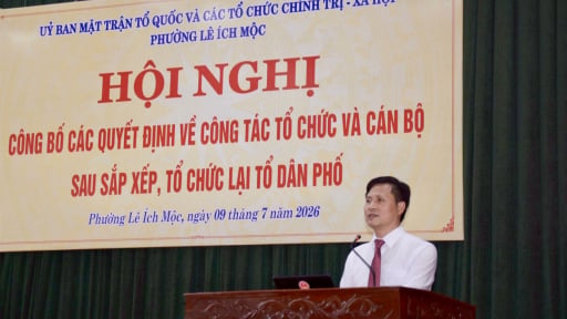 Sau s&aacute;p nhập th&ocirc;n, TDP mới nhất ở Hải Ph&ograve;ng, phường L&ecirc; &Iacute;ch Mộc th&agrave;nh lập mới 19 Ban c&ocirc;ng t&aacute;c quan trọng n&agrave;y