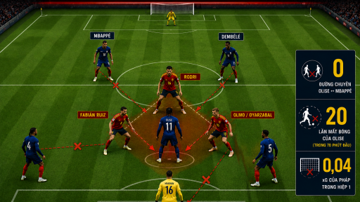 T&acirc;y Ban Nha đ&atilde; v&ocirc; hiệu ho&aacute; Mbapp&eacute; như thế n&agrave;o?