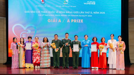 24 t&aacute;c phẩm đoạt giải B&aacute;o ch&iacute; to&agrave;n quốc về B&igrave;nh đẳng giới lần thứ 2