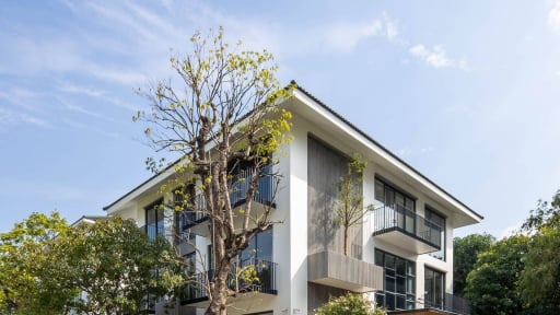 Biệt thự đơn lập độc đáo lấy cảm hứng từ bụi tre tại Hưng Yên
