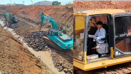 Nghỉ lễ 30/4 - 1/5: Máy móc dàn trận thi công như 'ngày hội' tại các dự án giao thông