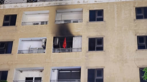 Xảy ra cháy tại chung cư cao cấp Mường Thanh ở Đà Nẵng, khói bốc nghi ngút