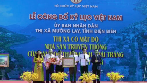 Một thị xã của tỉnh Điện Biên vừa được vinh danh là vùng đất có nhà sàn truyền thống của dân tộc Thái nhiều nhất Việt Nam