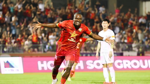 Ngoại binh Hồng Lĩnh Hà Tĩnh: Cao 1m85, góp công vào 7 bàn thắng sau 18 trận ở V.League