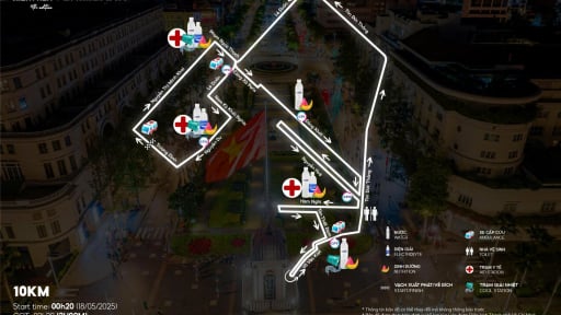 Người dân cần lưu ý khi TP.HCM điều chỉnh giao thông phục vụ giải chạy đêm “Ho Chi Minh City Night Run 2025”