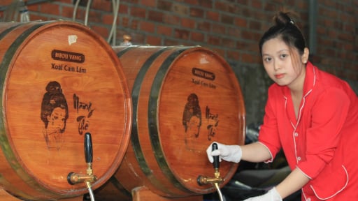 Khánh Hòa: Lần đầu khách hàng dùng rượu vang xoài Cam Lâm do nông dân chế biến