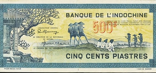 Ảnh in trên tờ bạc 500 Piastres và câu chuyện về nhiếp ảnh gia Huỳnh Sỏ 