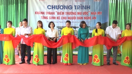 Khánh thành “Điểm trường mơ ước” tại bản Bay, Nghệ An: Thắp sáng tương lai trẻ em vùng cao