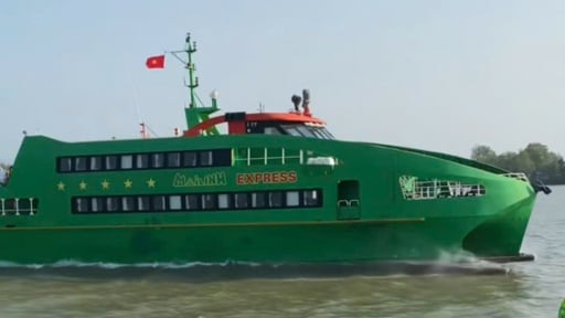 Tàu cao tốc Mai Linh Express tuyến Cần Thơ - Côn Đảo bị cưỡng chế kê biên để thu hồi nợ