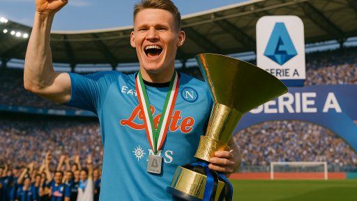 Napoli vô địch Serie A 2024/2025, McTominay khiến M.U đau tê tái