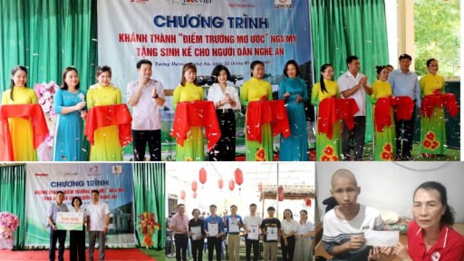 Báo Nông Thôn Ngày Nay/Dân Việt tiếp nối hành trình sẻ chia yêu thương trong tháng 5/2025