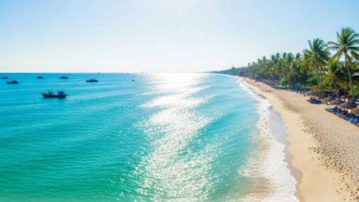 Sau sáp nhập, đây sẽ là tỉnh có đường bờ biển dài nhất Việt Nam, lên tới 490km