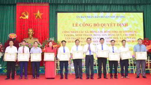 Một huyện của Tuyên Quang có thêm 10 xã về đích nông thôn mới, nông thôn mới kiểu mẫu, trước giờ sáp nhập tỉnh Hà Giang