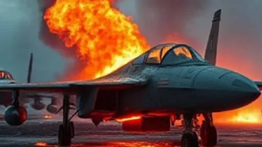 Bên trong căn cứ không quân Nga vừa hứng đòn 'sấm sét' của Ukraine: Hình ảnh mới nhất tiết lộ sự tàn phá kinh hoàng