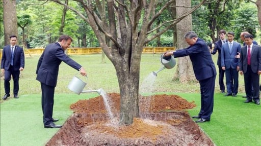Chuyến thăm không định trước đến nhà sàn Bác Hồ và sự tin cậy đặc biệt khi Tổng thống Macron tới Việt Nam