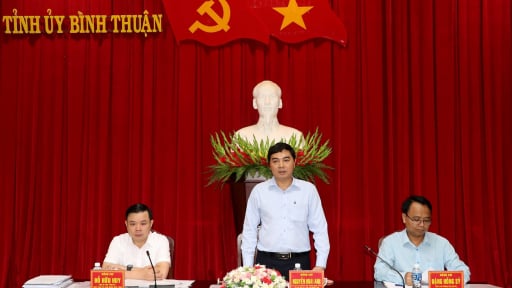 Tỉnh ủy Bình Thuận tổ chức họp cho ý kiến Đề án hợp nhất Đảng bộ ba tỉnh Lâm Đồng, Bình Thuận, Đắk Nông