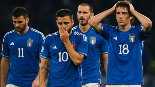Kết quả vòng loại World Cup 2026 khu vực châu Âu: Italia thảm bại