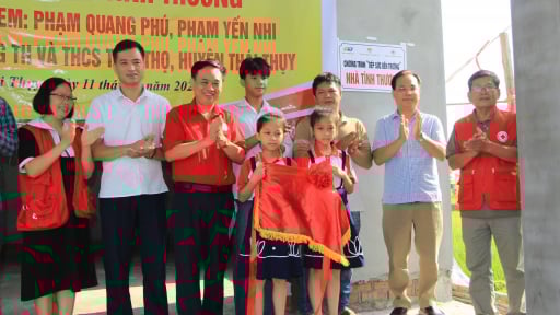 Thái Thụy (Thái Bình): Khánh thành nhà tình thương cho ba anh em học sinh nghèo vượt khó