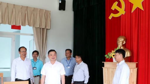 Trước sáp nhập vào Lâm Đồng, Chủ tịch UBND tỉnh Bình Thuận đích thân kiểm tra trụ sở làm việc của phường mới