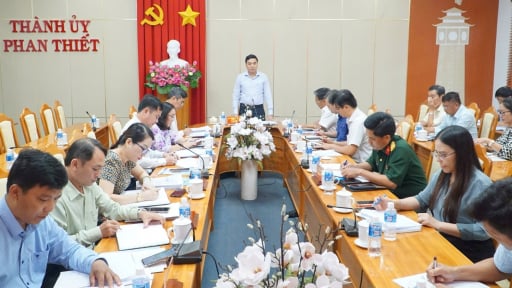Trước ngày sáp nhập Lâm Đồng, Bí thư Tỉnh ủy Bình Thuận trực tiếp kiểm tra việc chuẩn bị sáp nhập xã, phường tại TP. Phan Thiết