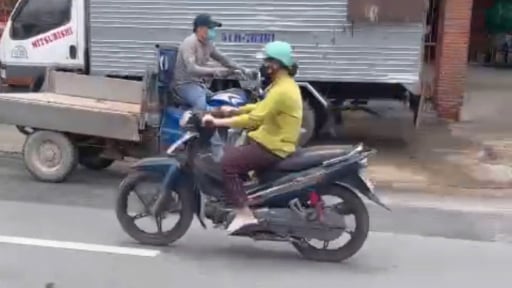 Đội CSGT Bình Triệu xử lý người điều khiển xe ba bánh đi ngược chiều từ clip đăng tải trên mạng xã hội