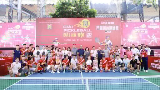 Sôi động Giải Pickleball Đài PT- TH Hà Nội 2025