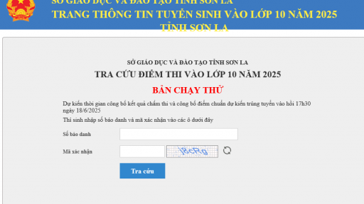 Lịch công bố điểm thi vào lớp 10 năm 2025-2026 của Sơn La vào mấy giờ?