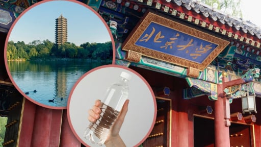 Nước hồ của Đại học Bắc Kinh đóng chai bán chạy như 'tôm tươi'