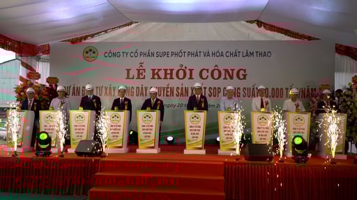 Khởi công dự án đầu tư dây chuyền sản xuất phân bón SOP siêu sạch lớn nhất Việt Nam