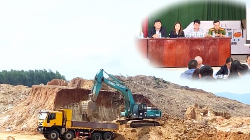 Công an tỉnh trực tiếp giám sát để xử lý bất thường tại phiên đấu giá 11 mỏ đất ở Quảng Ngãi