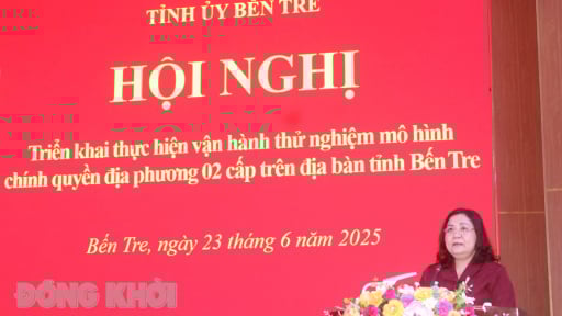 Sát ngày sáp nhập tỉnh Vĩnh Long, Trà Vinh, Bí thư Tỉnh ủy Bến Tre Hồ Thị Hoàng Yến chủ trì một hội nghị trực tuyến quan trọng