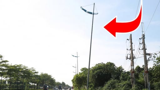 Cột đèn đổ làm một người tử vong: Cận cảnh hệ thống đèn chiếu sáng trên đường Trường Sa
