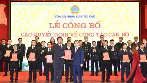 Danh sách 3 chánh án tòa phúc thẩm và 23 chánh án các tỉnh, thành sau sáp nhập, vừa được bổ nhiệm