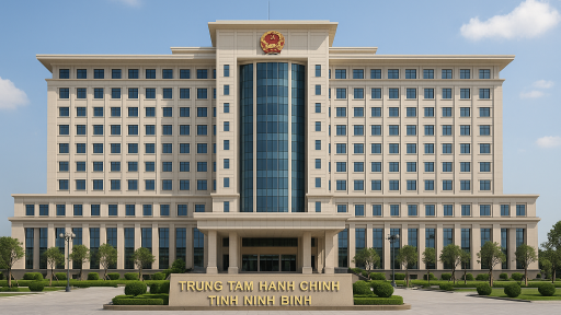 Trung tâm hành chính tỉnh Ninh Bình mới xây trên diện tích 10,36 ha, mức đầu tư 3.000 tỷ đồng ở Hoa Lư