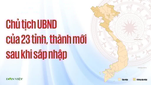 Danh sách Chủ tịch UBND của 23 tỉnh, thành mới sau khi sáp nhập