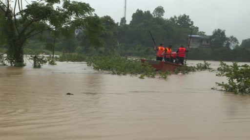 Hai cháu bé ở Thái Nguyên tử vong do bị lũ cuốn trôi