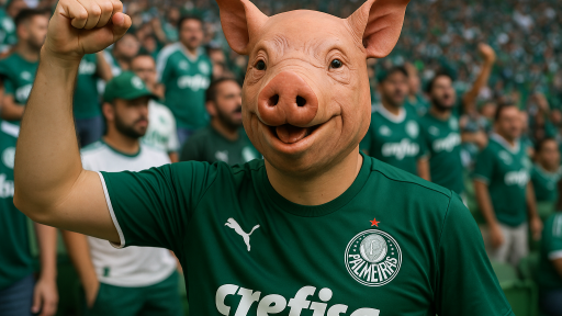 Bí ẩn đằng sau chiếc mặt nạ heo của cầu thủ và CĐV Palmeiras tại FIFA Club World Cup 2025™