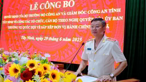 Sau sáp nhập, Ban Giám đốc Công an tỉnh Tây Ninh gồm những ai?
