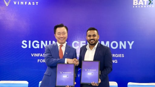 VinFast và BatX Energies ký kết thỏa thuận hợp tác chiến lược về tái chế và tái sử dụng pin điện áp cao