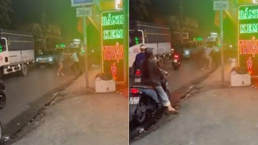 Mâu thuẫn khi tham gia giao thông, tài xế hãng xe công nghệ bị tài xế xe tải cầm mỏ lết đánh