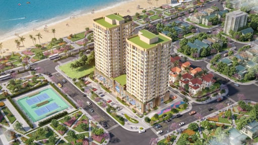 Căn hộ cao cấp Pearl Residence khơi mạch sống sang giữa  sóng vàng biển ngọc