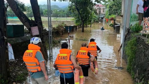 Xã Lương Sơn, Phú Thọ sơ tán 30 hộ dân do mưa lớn ngập cục bộ