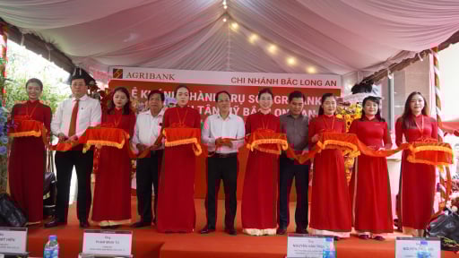 Khánh thành trụ sở Agribank Chi nhánh Tân Mỹ Bắc Long An