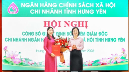 Công bố Quyết định  bổ nhiệm Giám đốc Chi nhánh Ngân hàng Chính sách xã hội tỉnh Hưng Yên