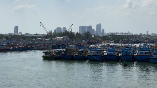 Nhiều tàu cá từ TPHCM hướng lên phía Bắc hành nghề đánh bắt, nhưng tới Đà Nẵng là mất tín hiệu