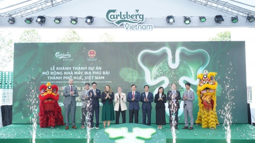 Carlsberg Việt Nam khánh thành nhà máy bia Phú Bài mở rộng, đánh dấu cột mốc mới trong hành trình phát triển bền vững