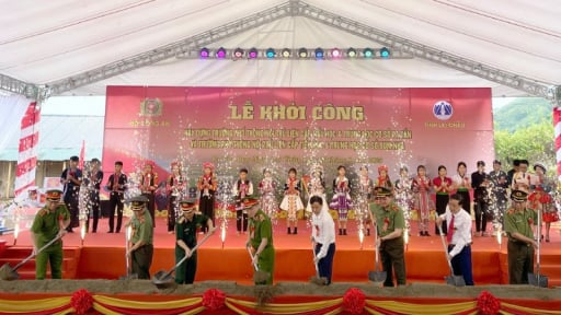 Nông thôn Tây Bắc: Bộ Công an hỗ trợ xây 2 trường nội trú vùng biên giới Lai Châu 