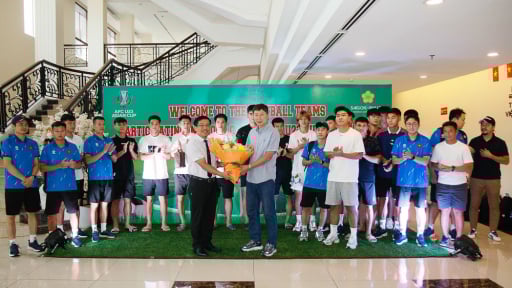 U23 Việt Nam đã có mặt tại Việt Trì