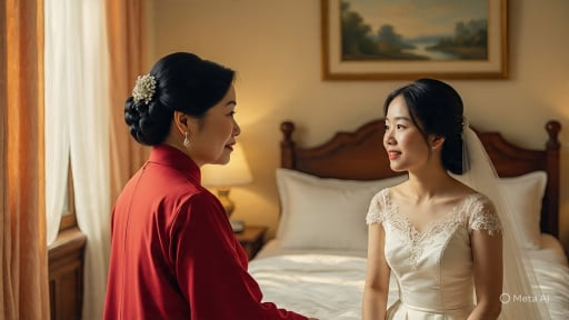 Vừa thay bộ váy cưới, mẹ chồng dúi ngay cho tôi cuốn sổ tiết kiệm và một lời nhắn ám ảnh