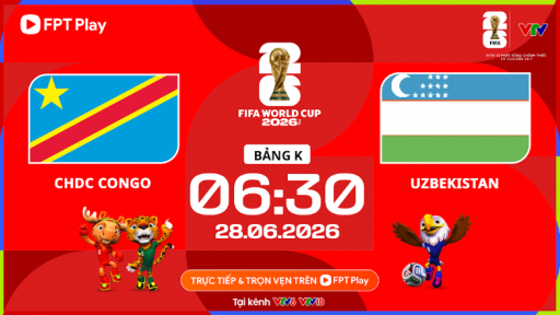 Nhận định tỷ số CHDC Congo vs Uzbekistan (6h30 ng&agrave;y 28/6, bảng K World Cup 2026): Chiến thắng để đi tiếp